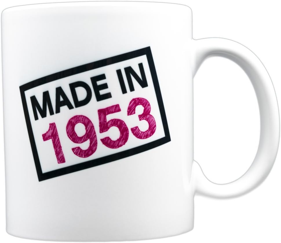 EverMug Made in 1953-65th Birthday Gift Mug - 11 oz. White Coffee Mug