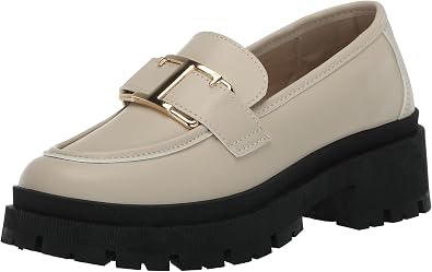 YOKI Womens Lugsole Loafers