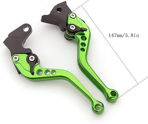 Miniatura 5 de Krace Juego de palancas de freno de embrague de motocicleta para Kawasaki NINJA 650RER-6FER-6N 2009-2016, VERSYS 650cc 2009-2014, NINJA 400R 2011 w.