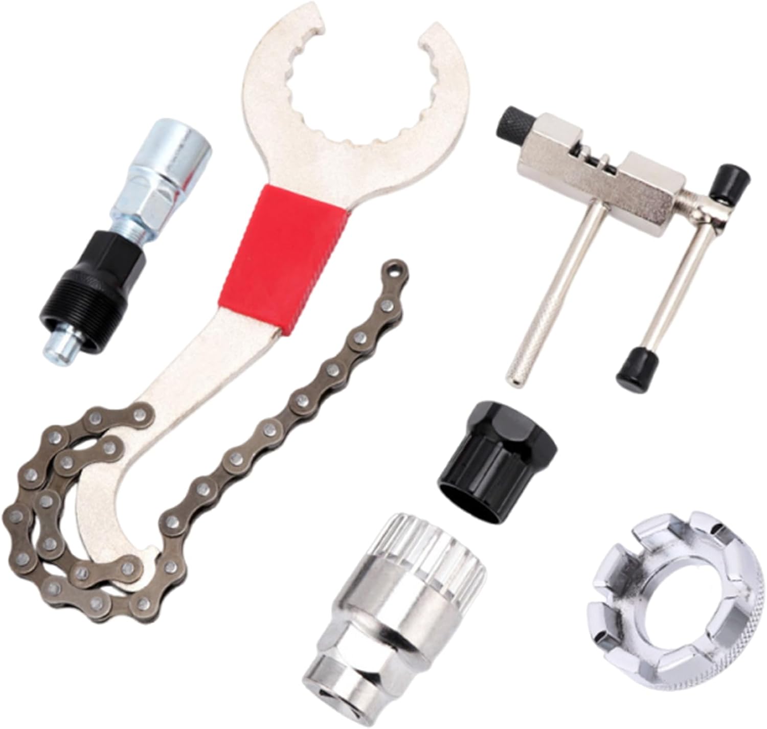 Multifunction Cycling Repair Alloys Steel Cranks Pullers Flywheels Tool And Chain Breaker Crankset Removal Accessories Rustproof Bike Maintenance Tool