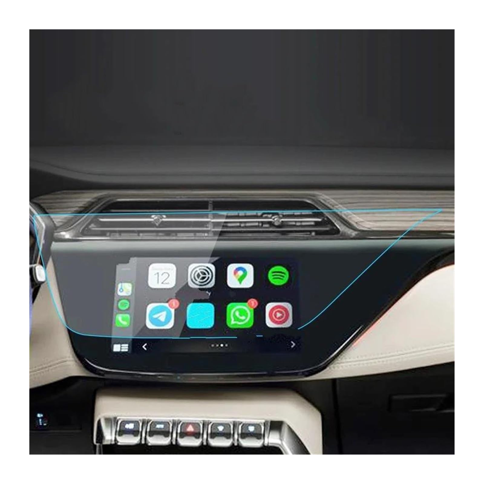 Verre trempé navigation HD Territory 2020 anti-rayures net - 6
