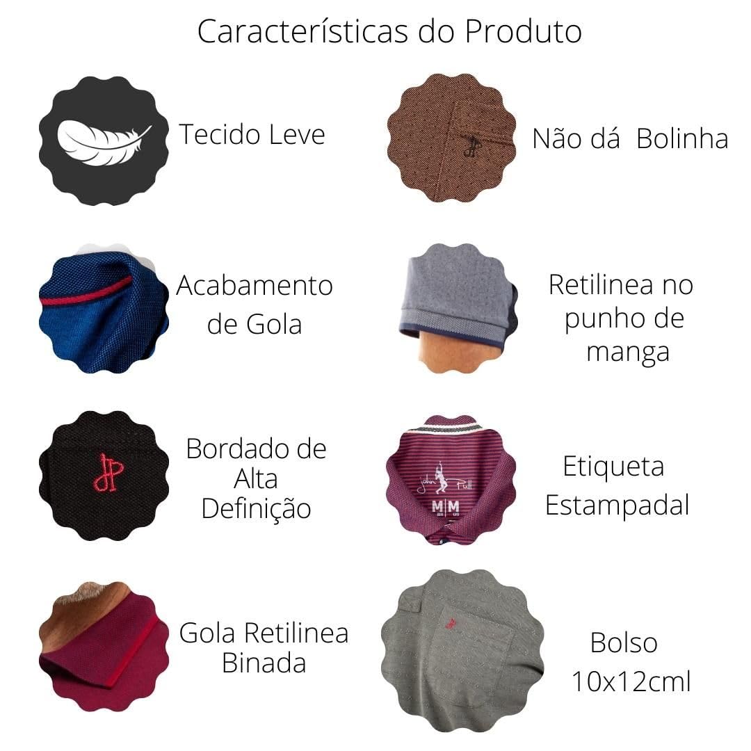 Kit 3 Camisa Polo Plus Bolso Piquet com Algodão – Kit 81 em promoção! Veja a oferta e mais achadinhos de Camisetas 7 Hoje é o melhor dia para comprar Kit 3 Camisa Polo Plus Bolso Piquet com Algodão – Kit 81 com aquele preço maroto! Promoção! Aproveite a oferta! 7