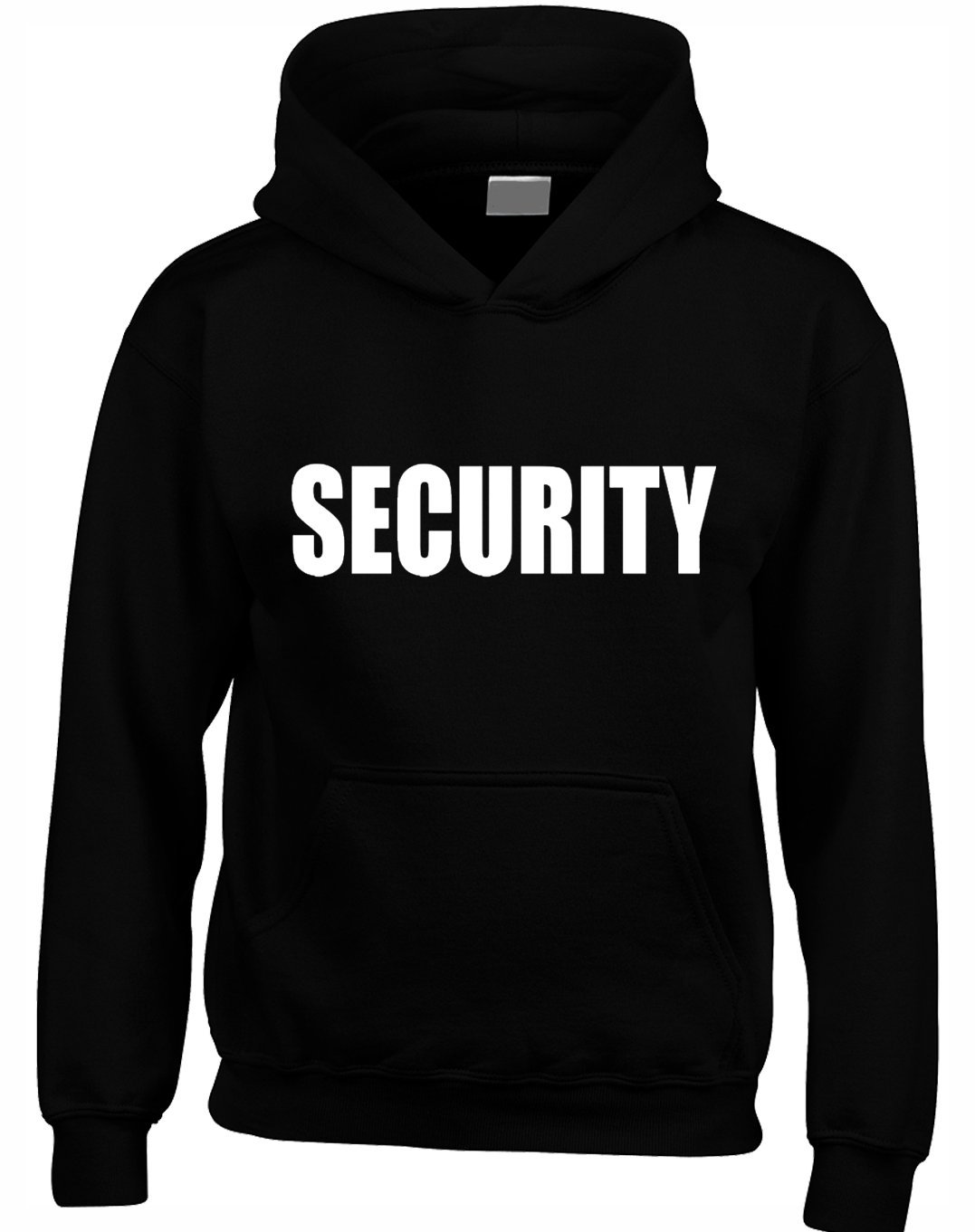 Crown Designs Security Unisex Hoodies for Men, Women & Teenagers - Black / 5X-Large