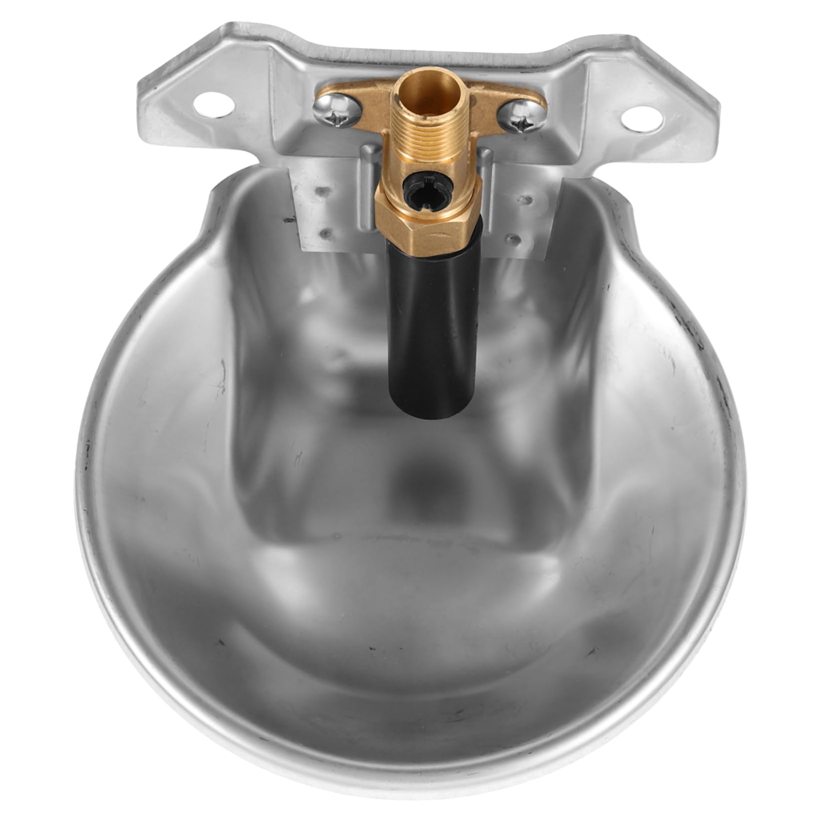 Abreuvoir Automatique Argenté en Bétail Acier Inoxydable | Grand Volume, Bords Arrondis, Usage Ferme et Farmhouse, Alimentation en Eau Continue, Finition sans Rouille