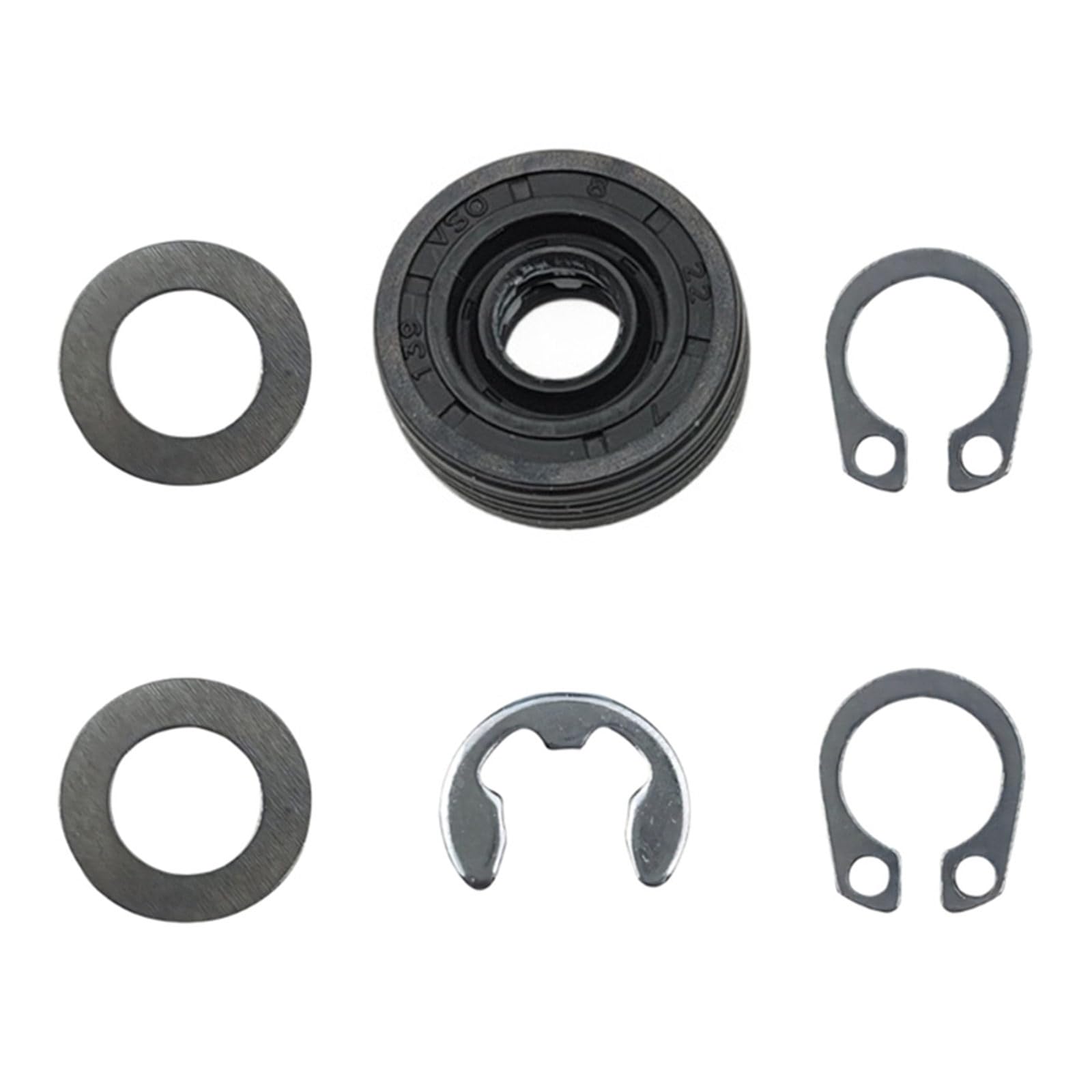 Msioytog 6Pcs Bread Machine Repair Mixing Shaft Rings Bread Machine Parts Bucket Seal Rings Accessories Seal Set