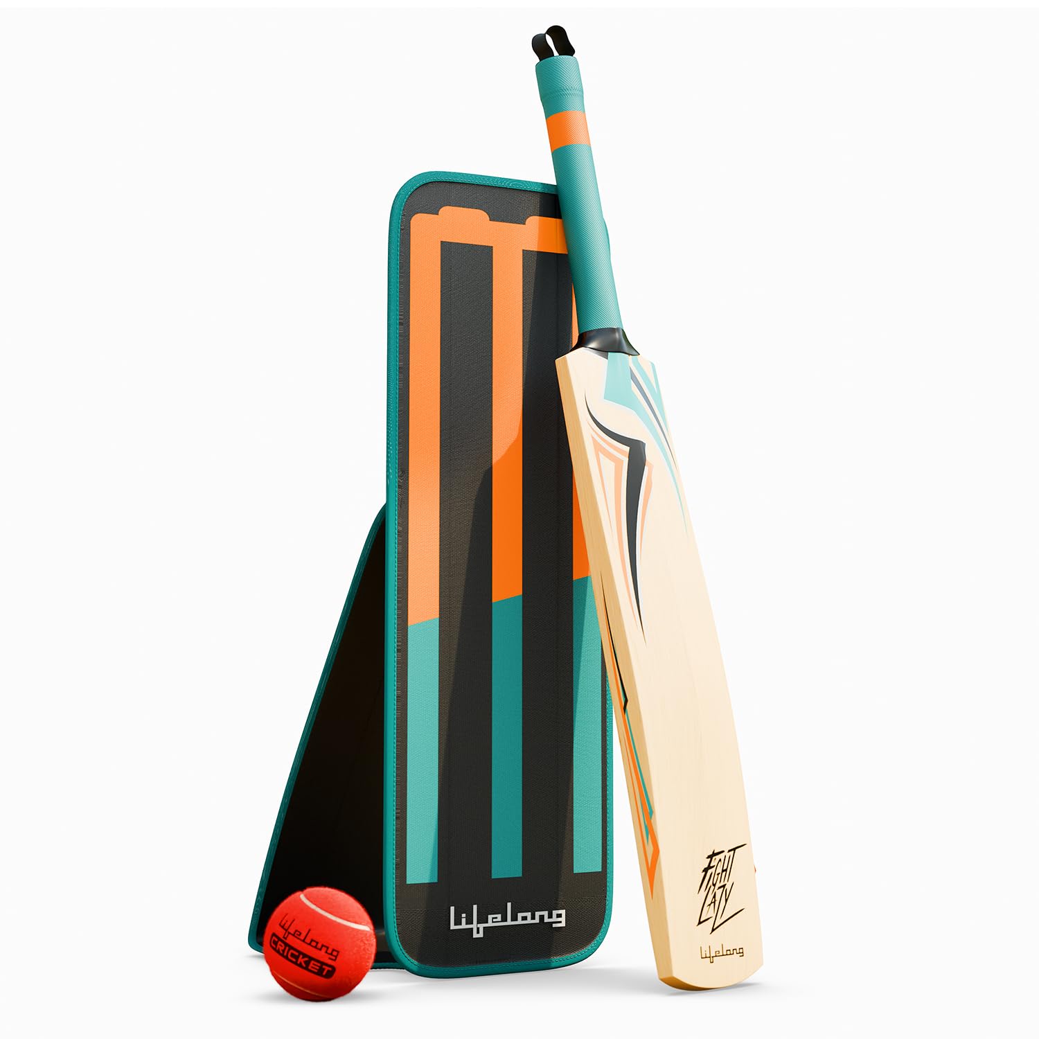 Lifelong Wooden Gully Cricket Bat Set for Kids| All-in-One Cricket Combo with Bat, Ball & Convertible Stump Bag |Quick Set Up | Poplar Wood Bat | Portable & Easy to Carry-image-36