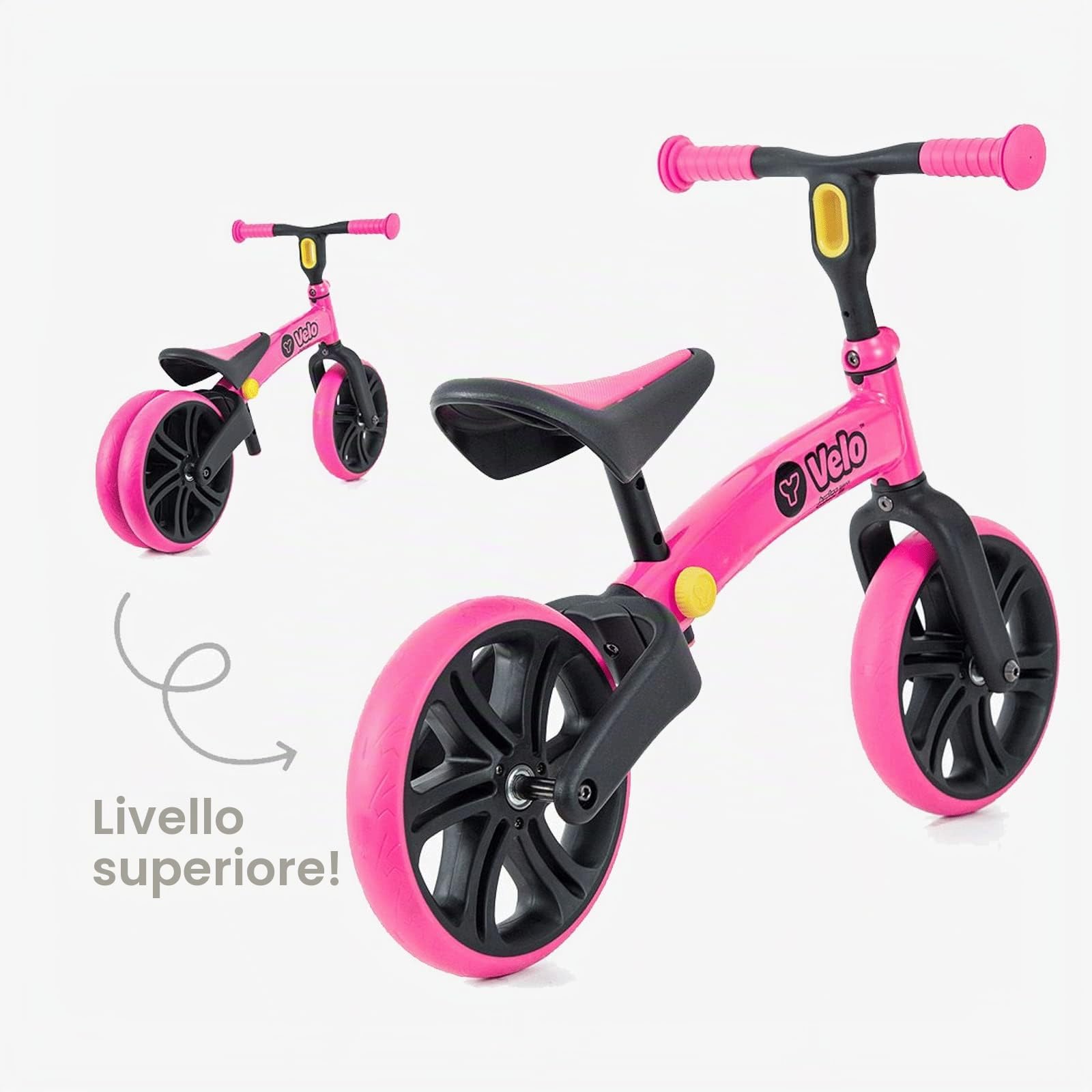 Yvolution 101050, Bicicletta. Bambino, Rosa, Y Velo Junior 9"