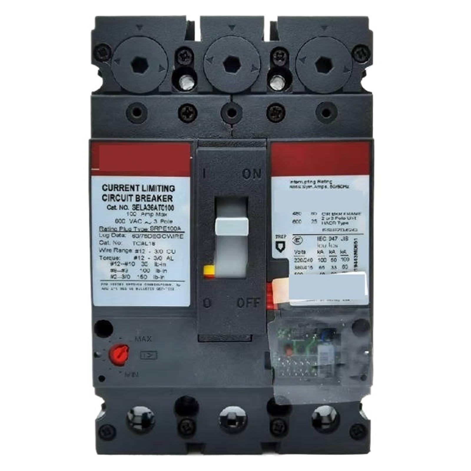 Interruttore automatico scatolato SELA36AT0100 3P 100A for Industriale Original