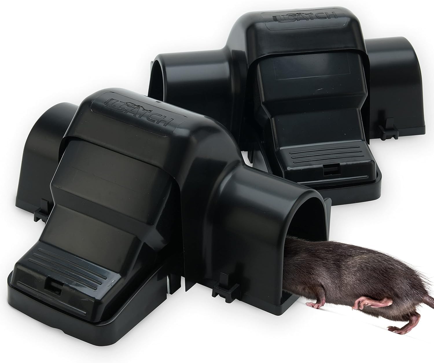 Photo 1 of UCatch Rat Traps - Dual-Entry, Hands-Free Rodent Trap