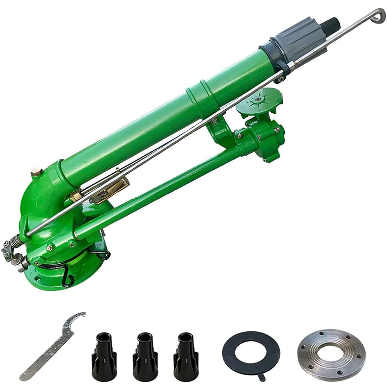 Arroseurs de Jardin,Arroseur À Impulsions en Métal,Arrosage Pelouse Réglable Pulvérisateur d'eau Système d'Arrosage pour Jardin Pelouse Plantes Légumes Fleurs Cour Pastorale