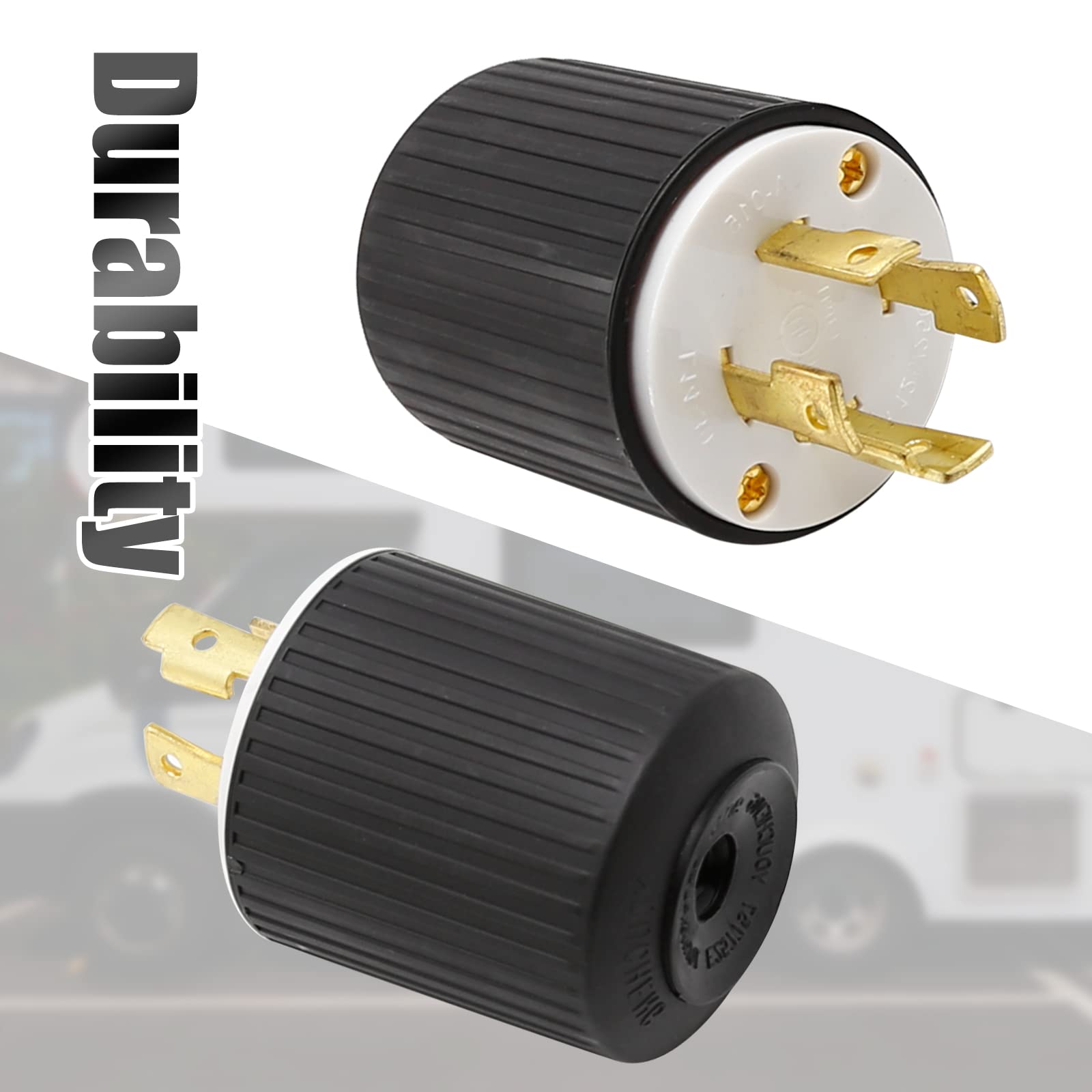 L14-30p Plug NEMA L14-30 Flanged Inlet Generator Plug Locking ...