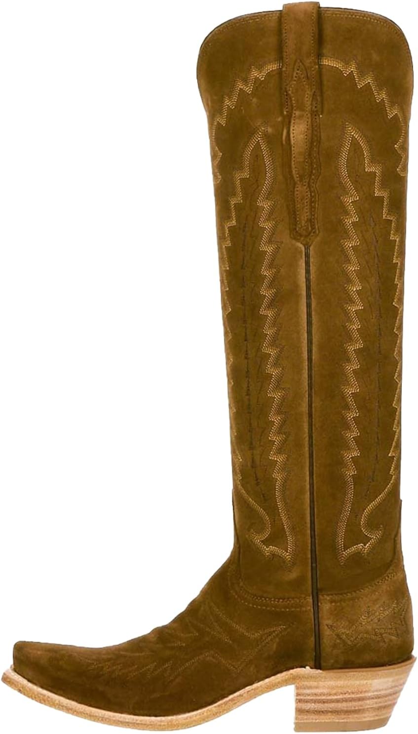 Western Boots Women Knee High - Classic Embroidery