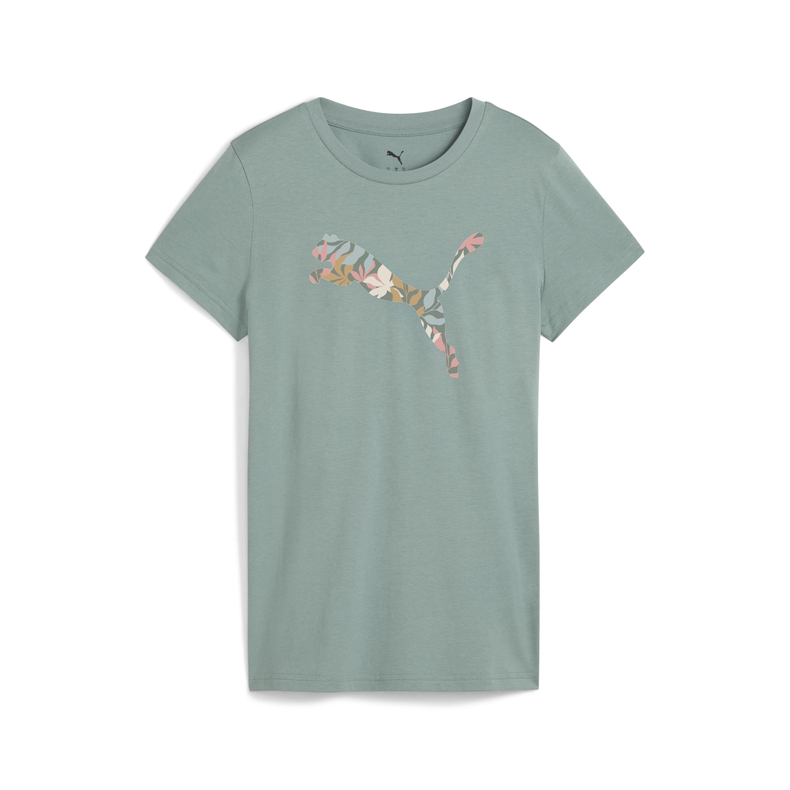 GRAPHICS Floral Cat Logo Tee Tişört Kadın