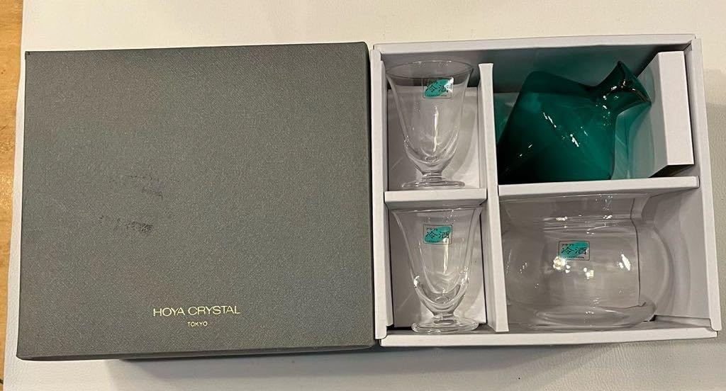Amazon.co.jp: HOYA CRYSTAL ホヤクリスタル 冷酒セット 酒器 徳利