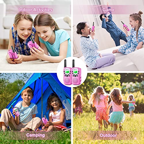 Maylawn Walkie Talkies for Kids, Toys for 3-12 Year Old Boys & Girls, Walkie Talkies 2 Packs, 8 Channels 2 Way Radio Toy, 3km Range for Outdoor Camping Hiking & Indoor Activities - Image 6