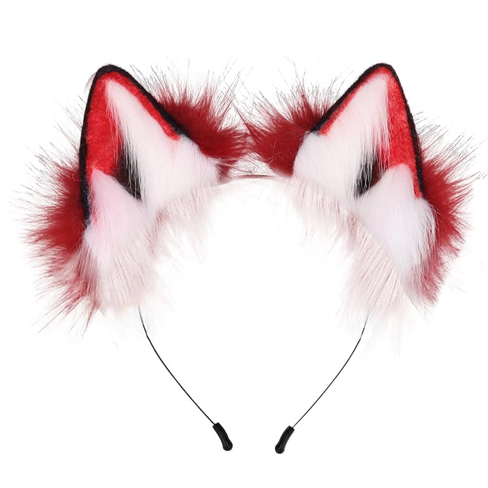 Serre-tête Oreilles De Renard/chart - Fausse Fourrure Douce | Taille Unique | Pour Fêtes Et Cosplay | Fait Main