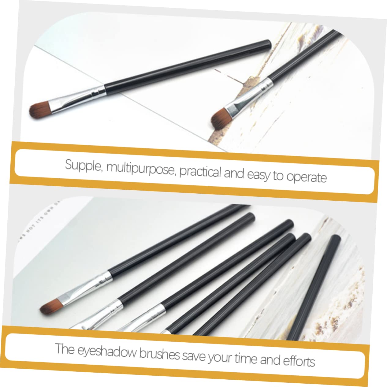 100pezzi Spazzole Per Trucco Occhi Pennelli Versatili Per Ombretto e Contouring Per Casa e Salone Professionale