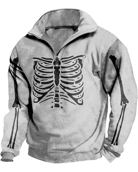 Mens Western Cowboy Sweatshirts 1/4 Zip up Aztec Hoodie Vintage Graphic Long Sleeve...