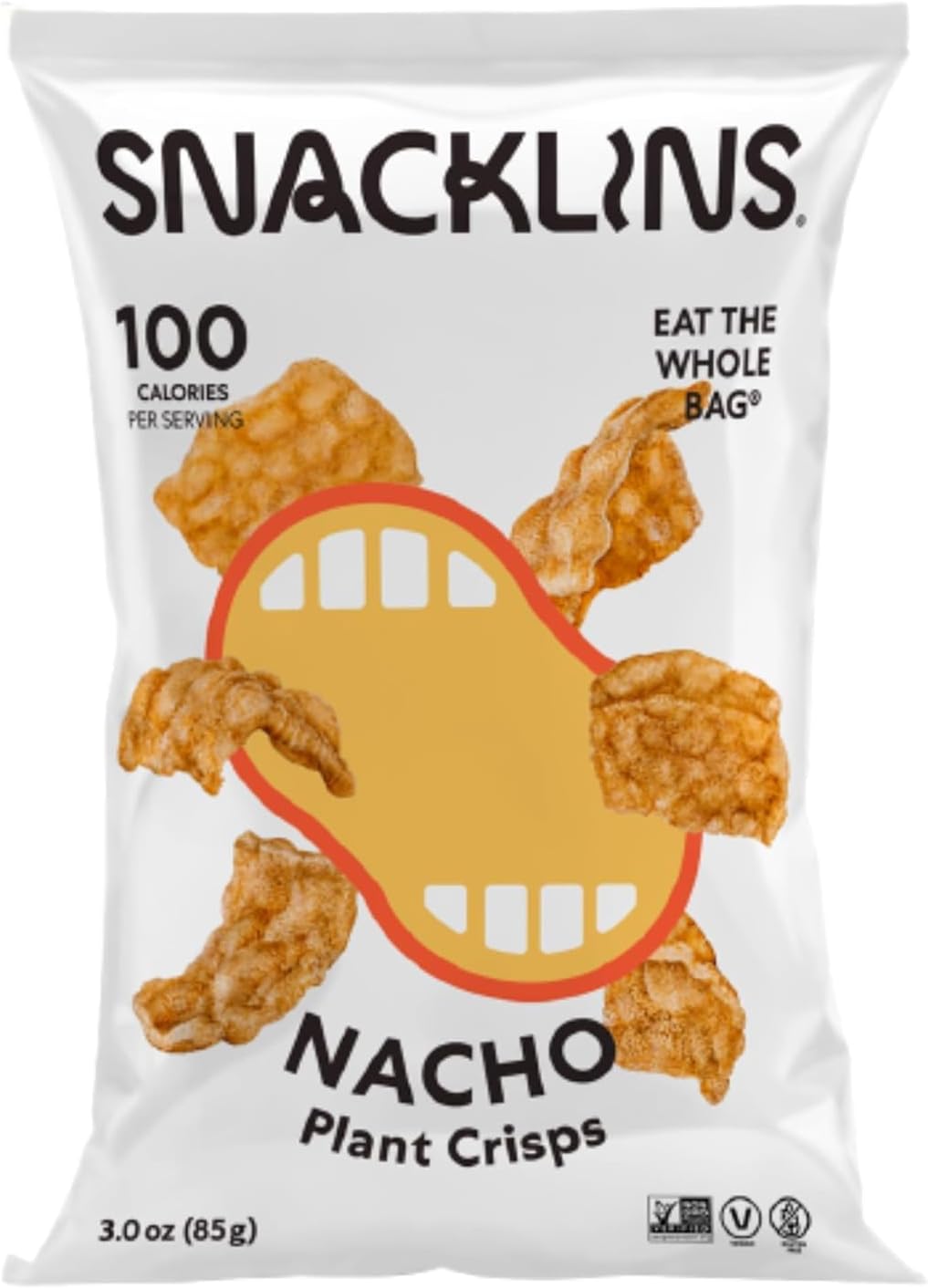 SNACKLINS Nacho Plant Crisps, 3 OZ