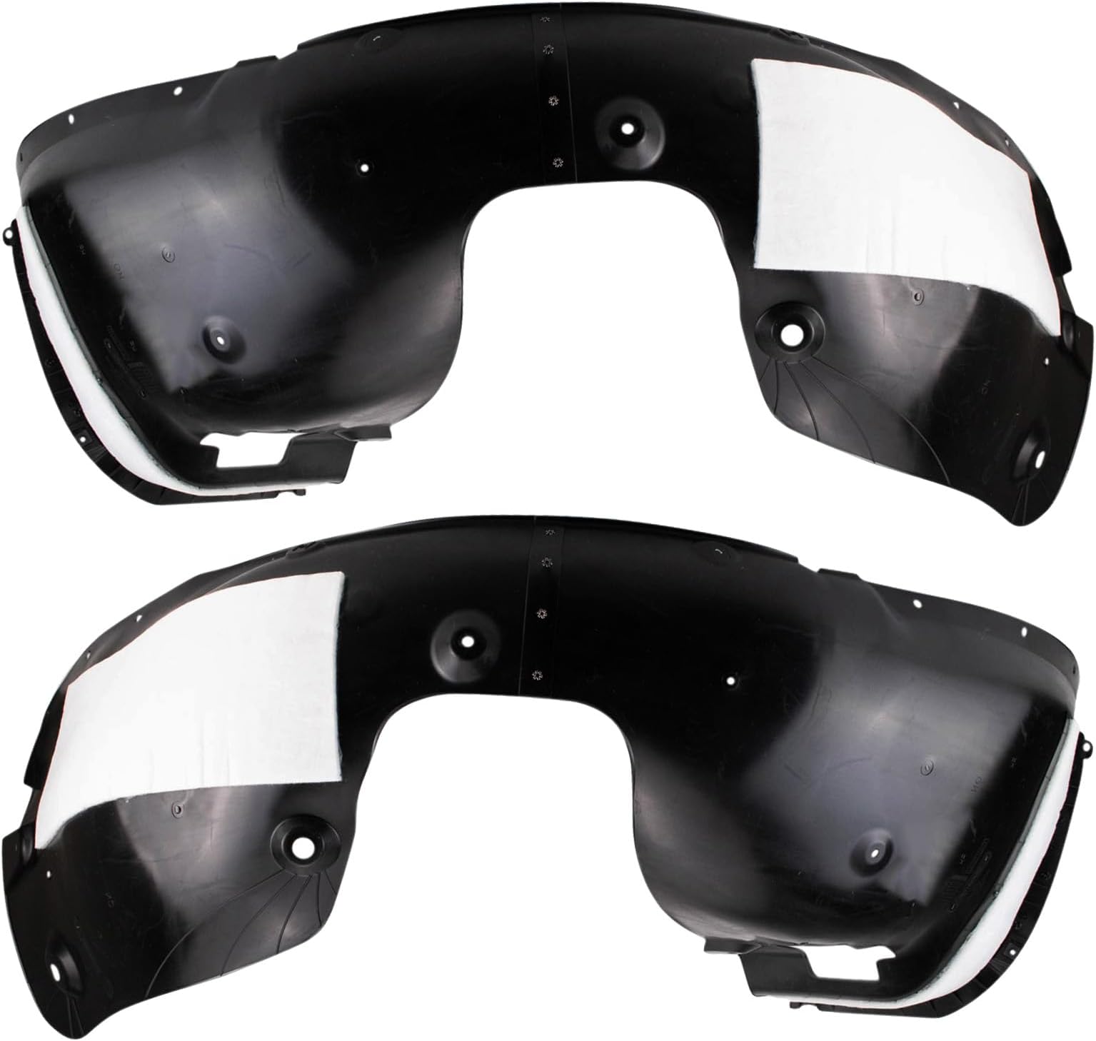 TRQ Front Inner Fender Liner Set Compatible with 2020-2023 Kia Telluride KI1248165 KI1249165