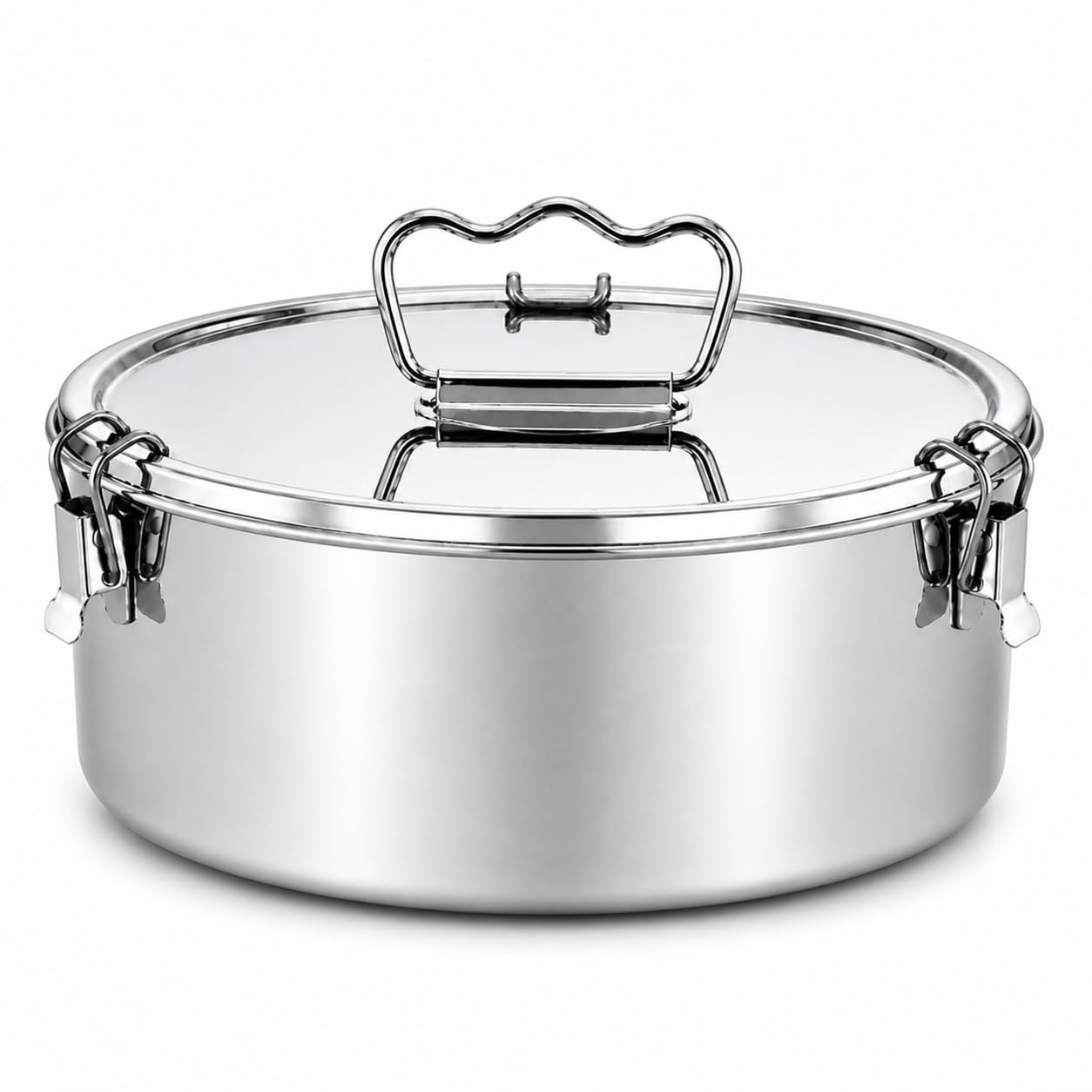 Molde de acero inoxidable para flan/pudín, compatible con olla instantánea de 8 cuartos de galón, sartén para tartas de queso, sartén fácil de usar para hornear con baño de agua,