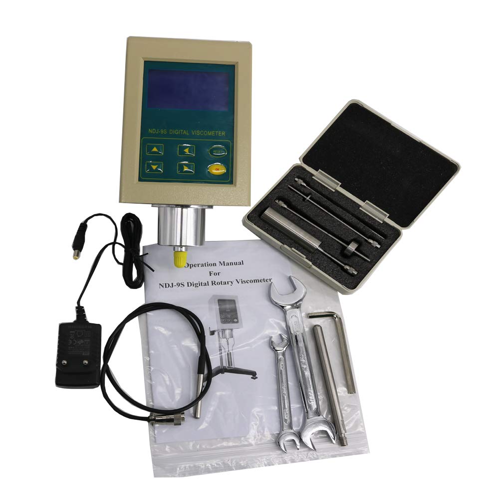 NDJ-9S - Medidor de viscosidad rotacional digital para máquina de prueba de fluidímetro de capacidad de viscosa líquida