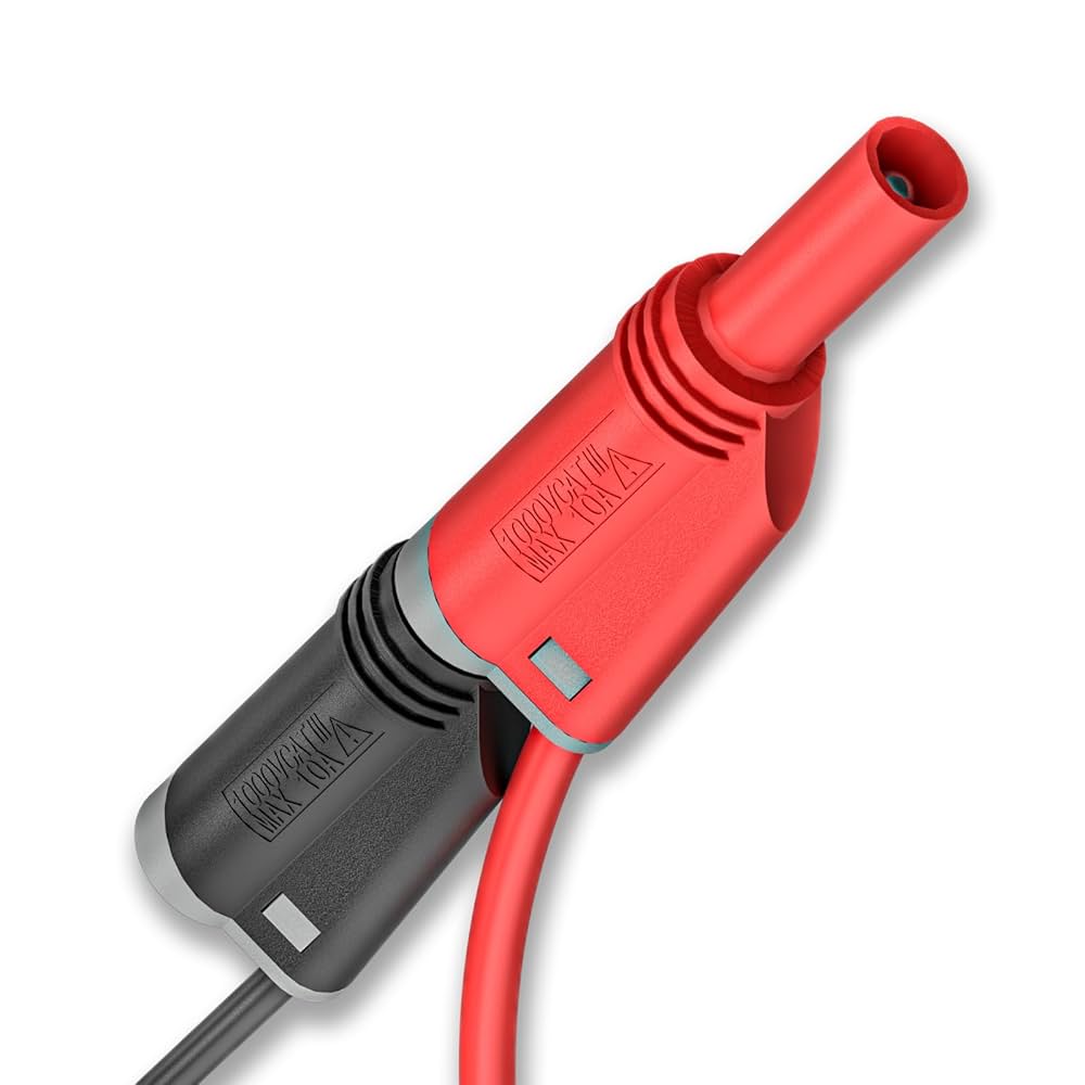 Amazon.co.jp: Cleqee バナナプラグ 4mm オス型 スタッカブル