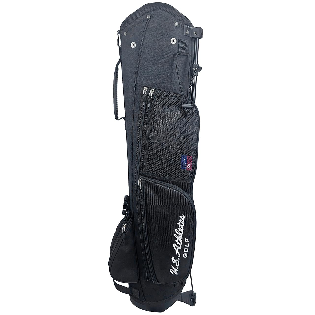 U.S. Athletes キャディバッグ 黒 Amazon | レザックス(LEZAX) U.S.Athletes 6.5型スタンド式キャディ