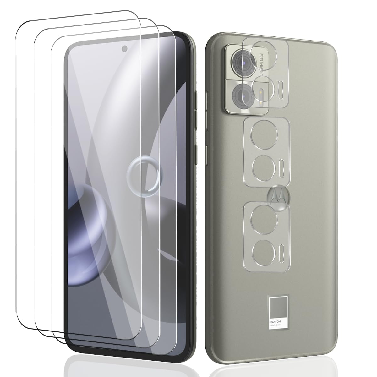 3 Pezzi Vetro Temperato Per Motorola Edge 30 Neo – Durezza 9H, Anti-impronta, Facile Installazione
