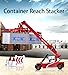 STARBLINK 1/50 Container Reach Stacker Model, Miniature Engineering Vehicle Toy, Construction Truck Collection, Realistic Simulation for Collectors