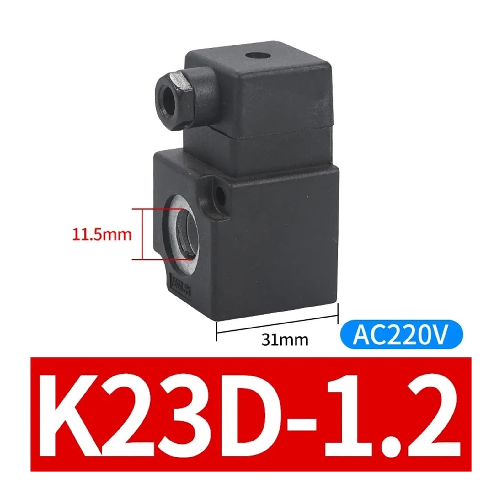 Bobina de electroválvula neumática eléctrica 4V210/220/230-08/06 | K23D-1.2-AC220V