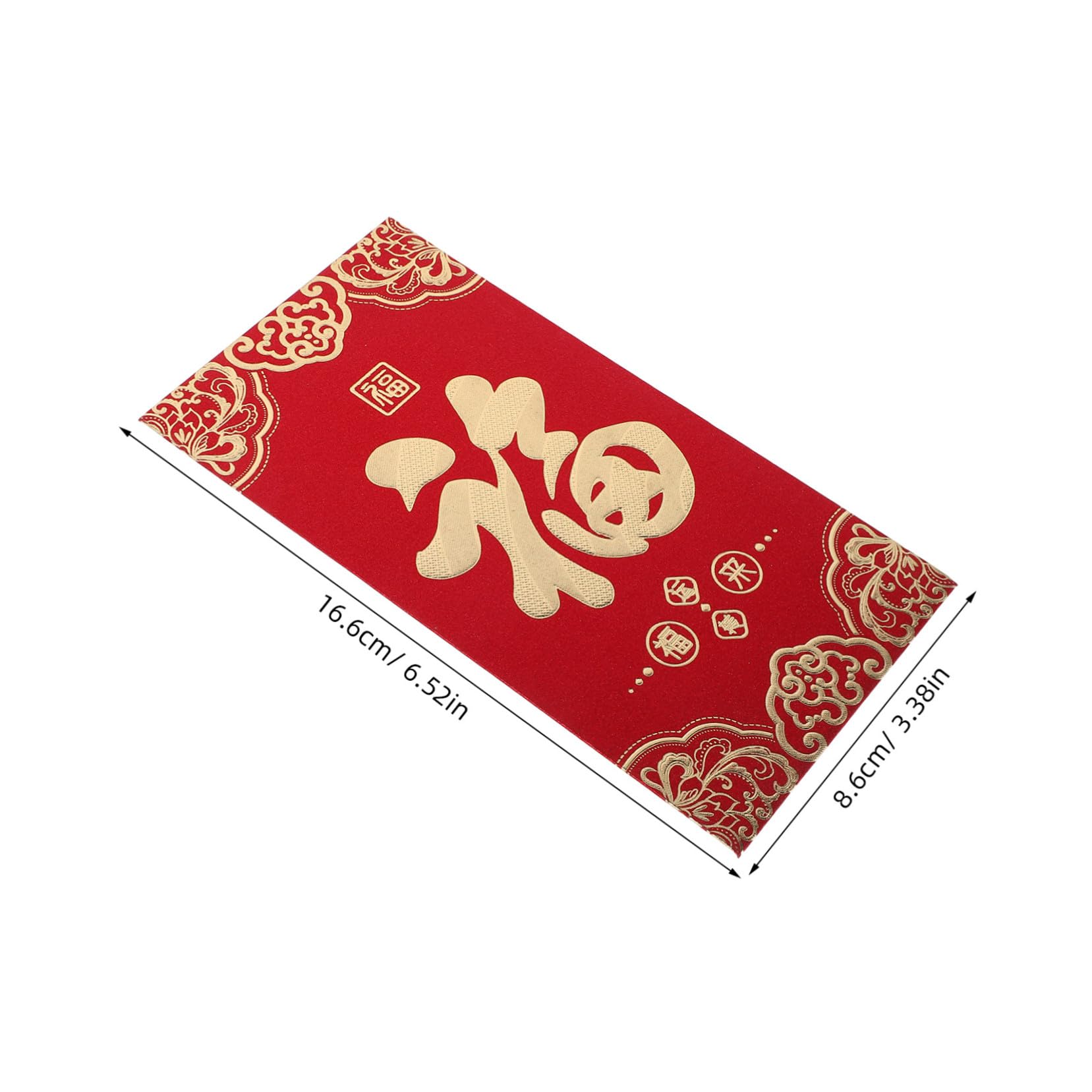 60 Piezas Sobres Rojos Chinos Unidades Año del Caballo Sobres para Dinero con Diseño Resistente para Festivales Cumpleaños Bodas Regalos de Año