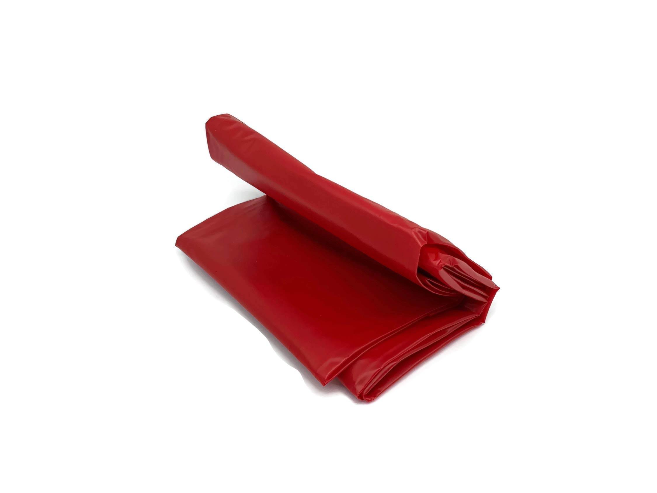 Exoda drap de protection étanche en rouge en vinyle lavable jusqu'à 30 degrés résistant à l'huile idéal pour jeux aquatiques polyvalent sans latex