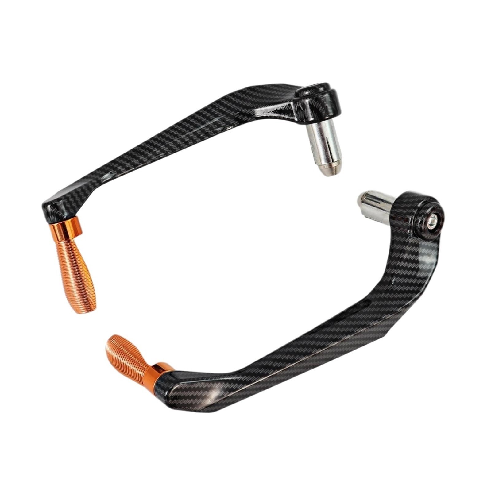 Hjtedhe Orange Motorcycle Levers Handguard Universal Motorcycle Handlebar Brake Clutch Levers Guard Protection(Orange)