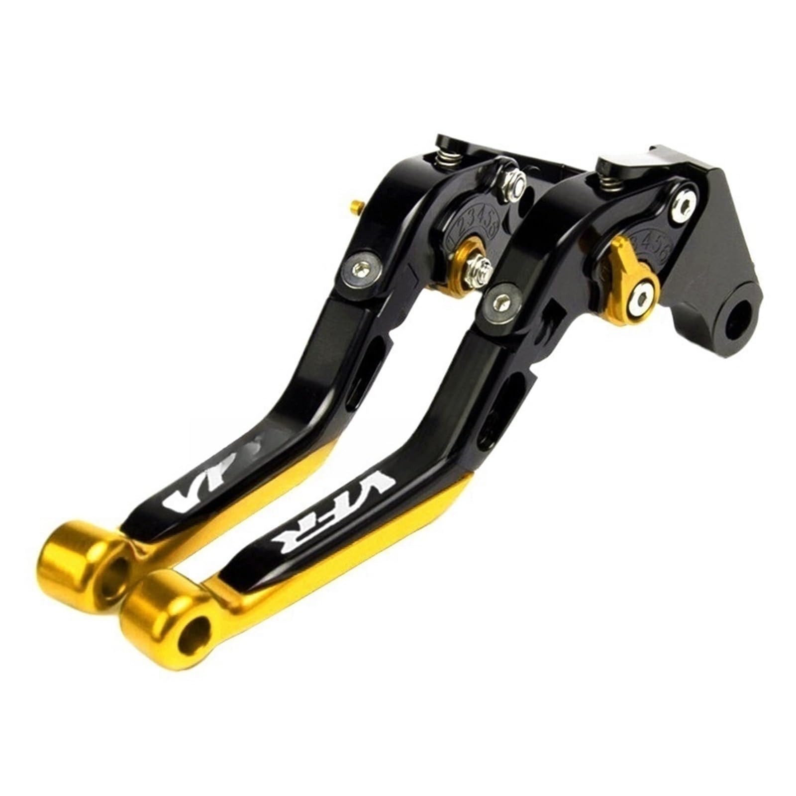 Ewsjg O Folding Brake Clutch Levers For Hon&Da Vfr 800F/X Vfr800 F/Vtec Vfr1200x Vfr800x Motorcycle Cnc Handles Extendable Adjustable Clutchs Brakes Handle Levers