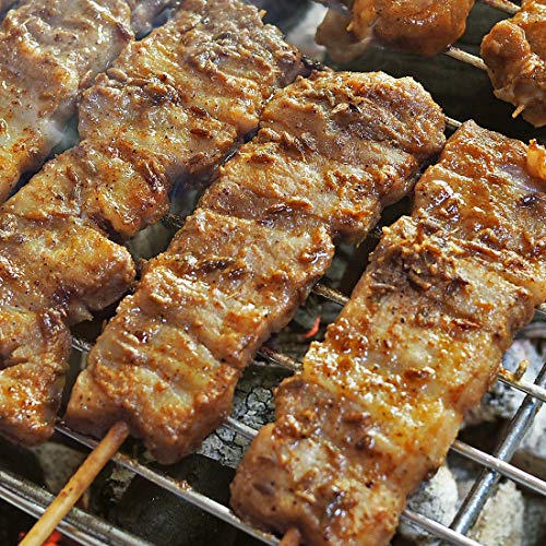 焼きとん クミンケバブ 50本 満足がっつりセット (豚バラ10本 豚トロ10本 豚ハラミ10本 豚カシラ10本 豚コメカミ10本) 豚串 BBQ バーベキュー 焼鳥 焼き鳥 焼き肉 肉 生 チルド