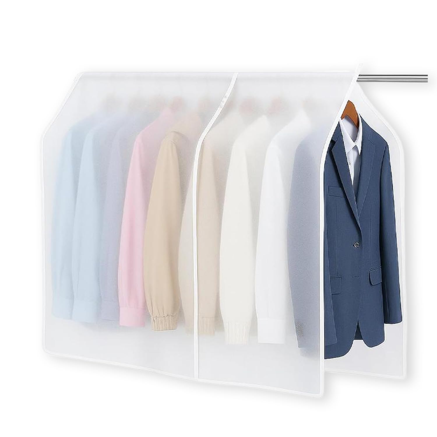 Labyrinxel Garment Rack Cover Dustproof Waterproof Clothes Storage Bag for Wardrobe and Seasonal Organisation