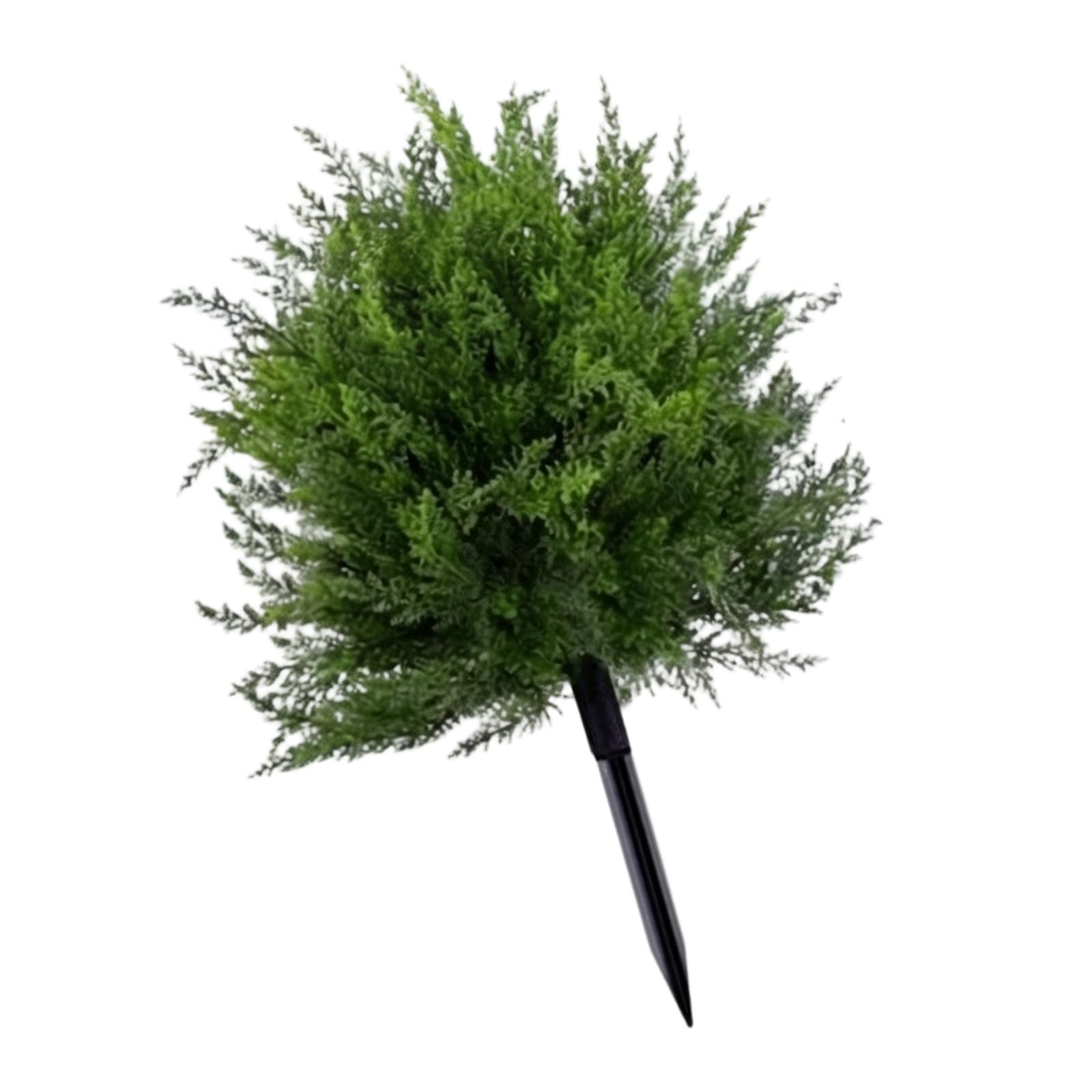 Premium Artificial Evergreen Tree Artificial Cedar Tree Featuring Sturdy Metal Stake for Easy Installation in Soil Sand Landscape Bushes