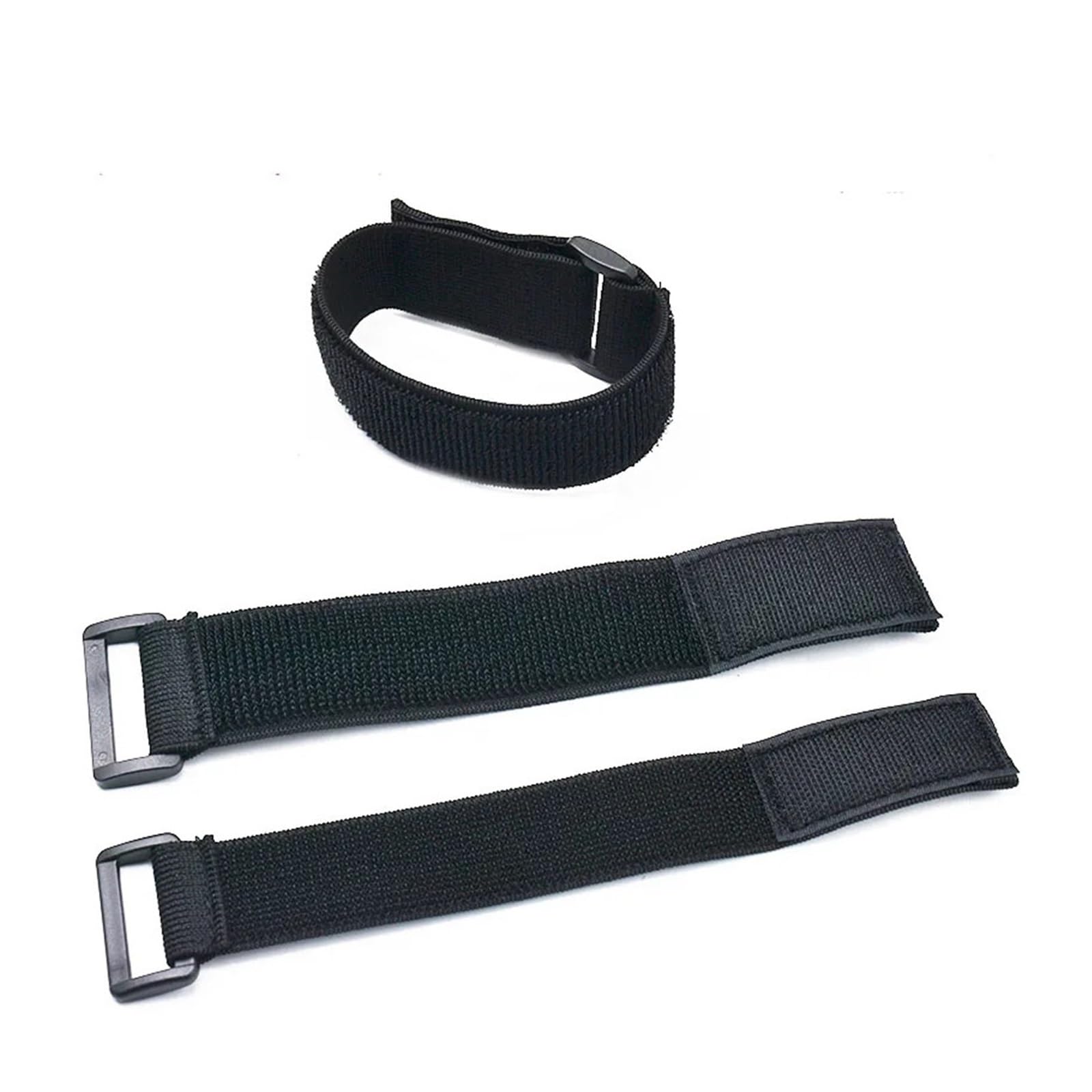 2 cinghie elastiche in nylon con fibbia inversa, fascette elastiche for cavi(5x100cm)