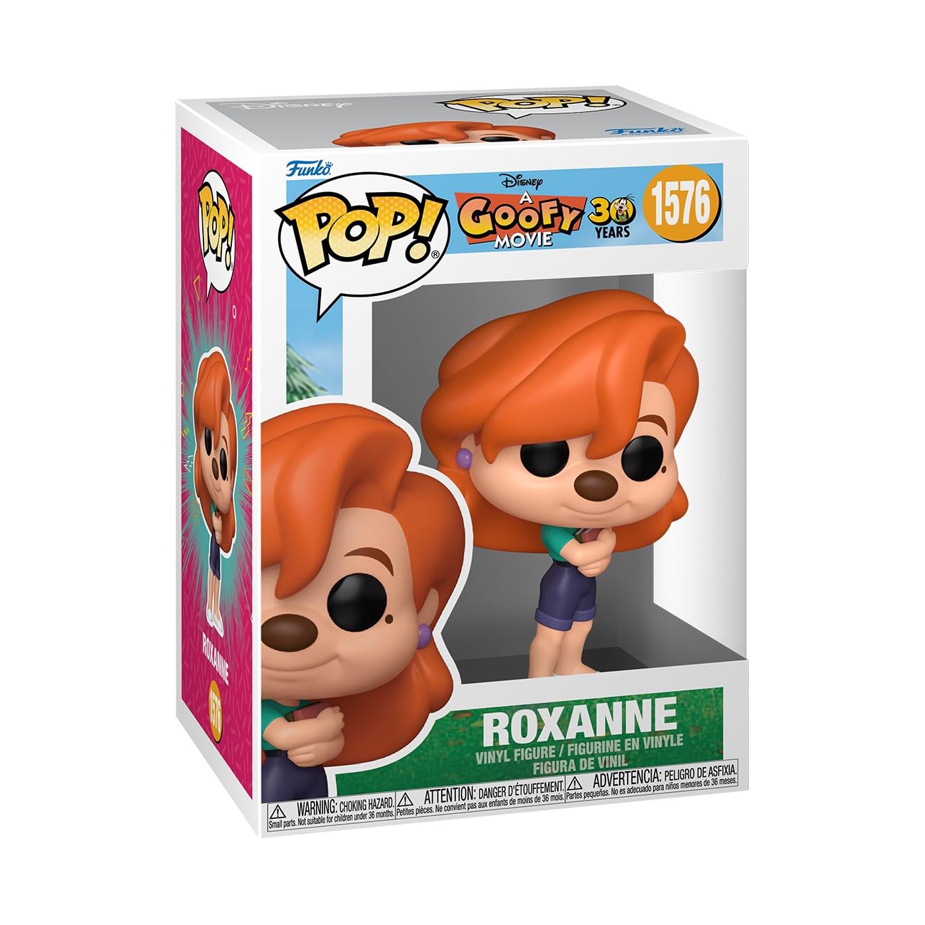 Funko Pop! Disney: AGM - Roxanne - A Goofy Movie - Figura de Vinilo Coleccionable - Idea de Regalo - Mercancia Oficial - Juguetes para Niños y Adultos - Movies Fans - Muñeco para Coleccionistas