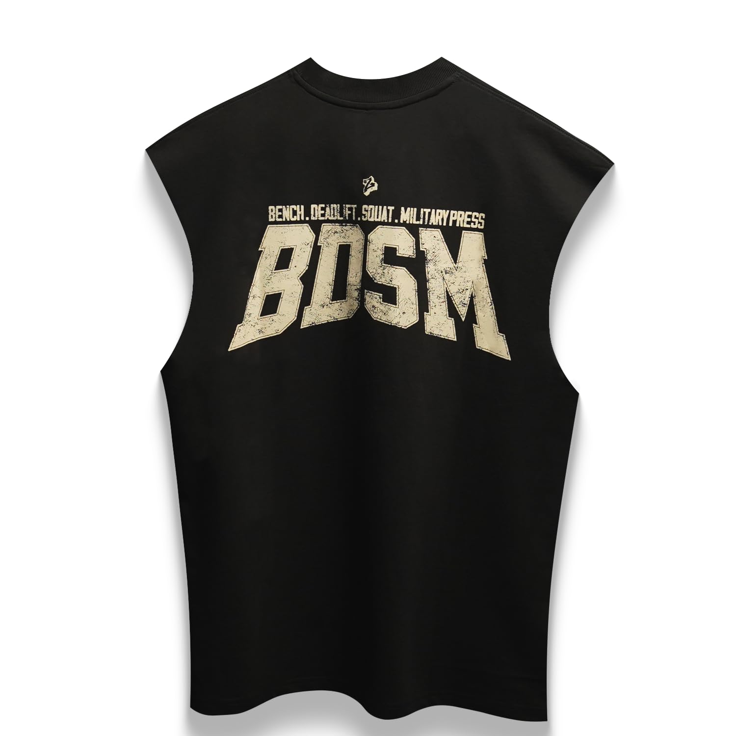 MuscleBlaze BDSM Oversized Tank (Black)-picture-16