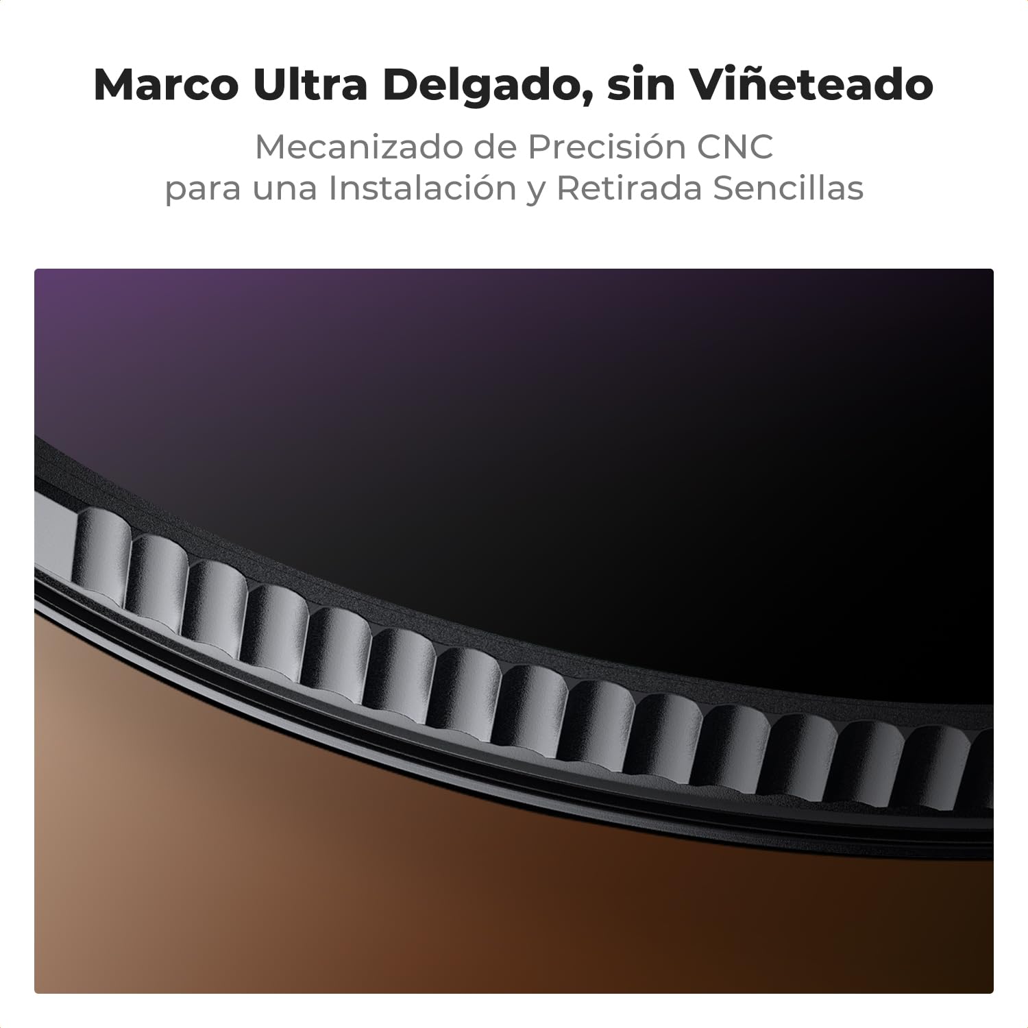 K&F CONCEPT Nano-Xcel Filtro ND100000 (16.6 f-Stops) de 77mm para Eclipse Solar, Filtro de Densidad Neutra para Exposiciones Ultralargas, Fotografía Solar, Vidrio Ópticocon 28 Capas Revestimiento Nano