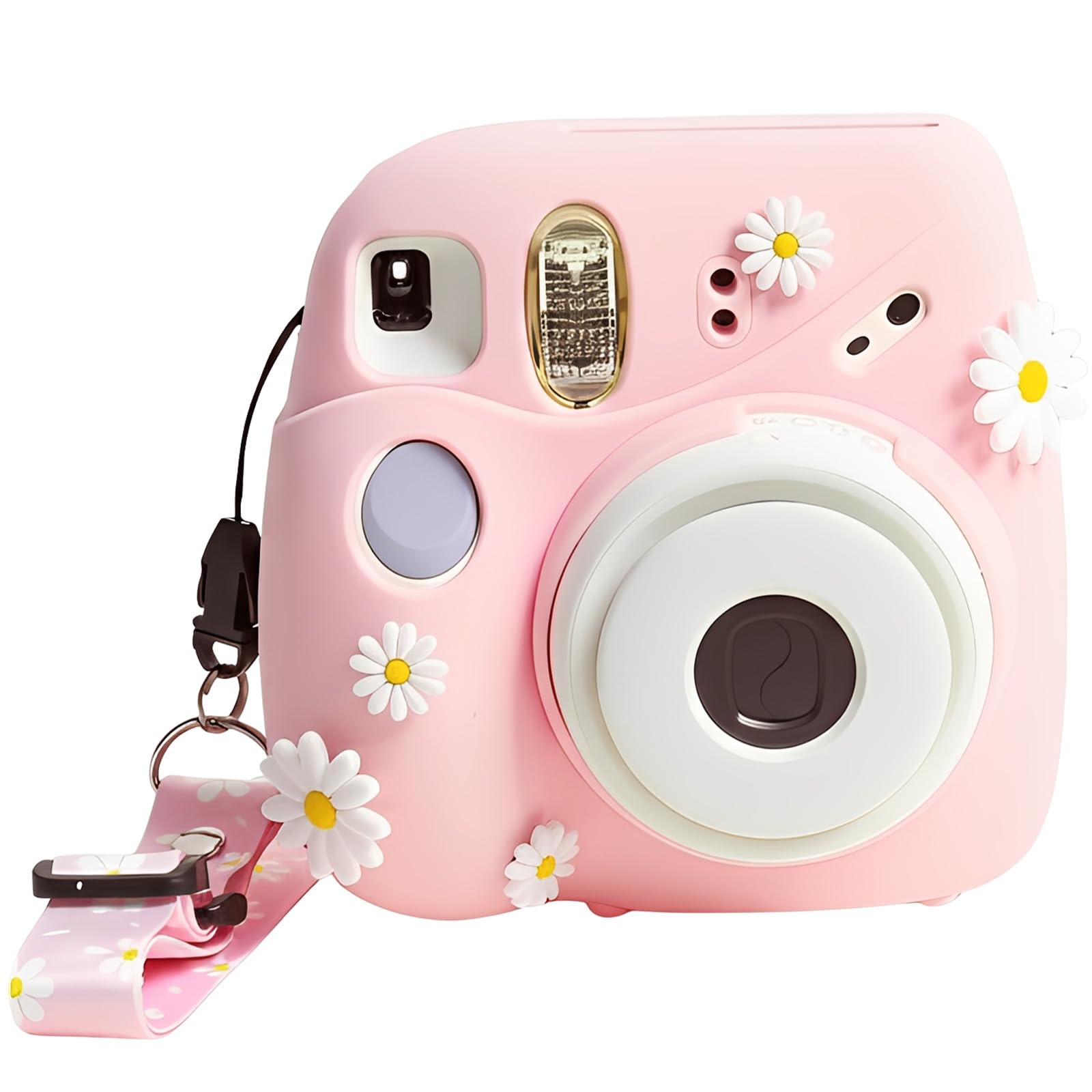 Coque Fujifilm Mini 7 Plus rose, étui compact de protection contre les chocs - 8