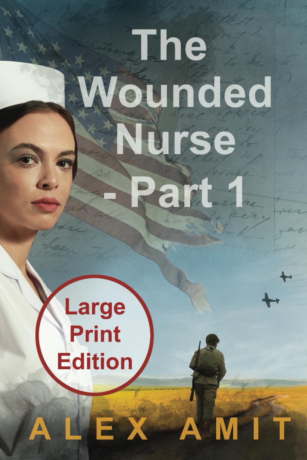 The Wounded Nurse - Part 1: Large Print Edition (Women of War and Courage - Large Print)