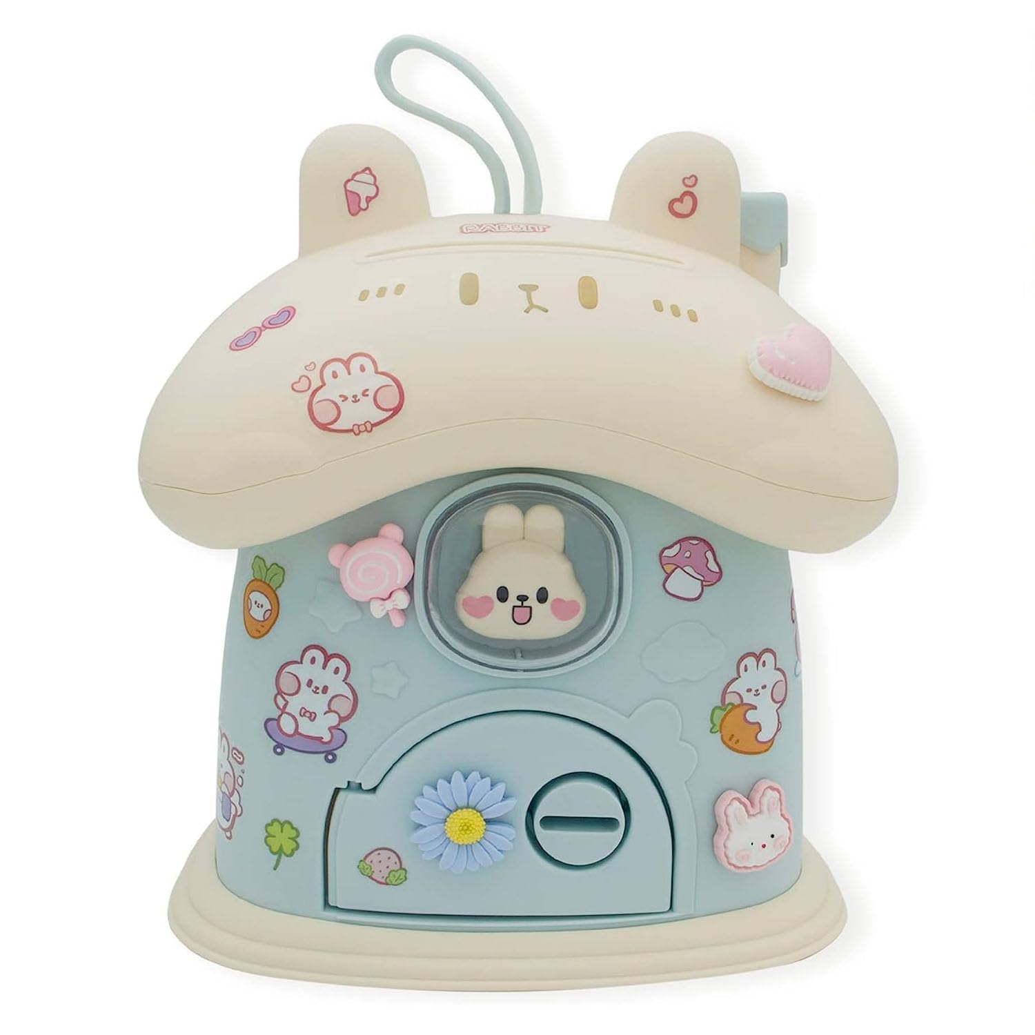 Bolivia's Piggy Bank for Kids, Piggy Bank Toys with Diy Sticker, Large Piggy Banks for Girls with Handle, Kids ATM Money Bank Toy Great for Children's Birthday Gift, Home Decoration and Holiday Gifts