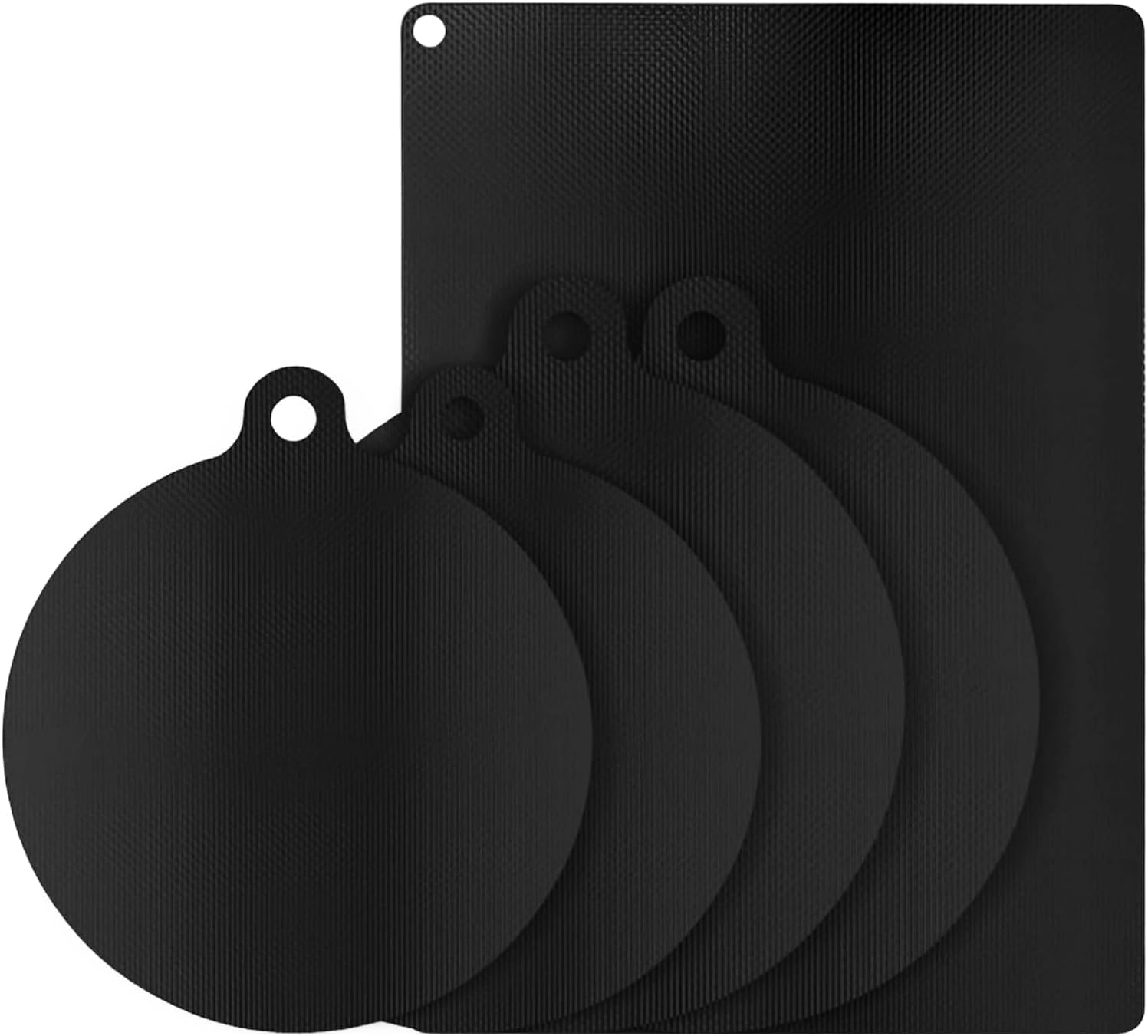 Set of 5 Induction Protection Mat Cooker Cover Induction Hob Cover Up to 300  C Cover for Induction Hob