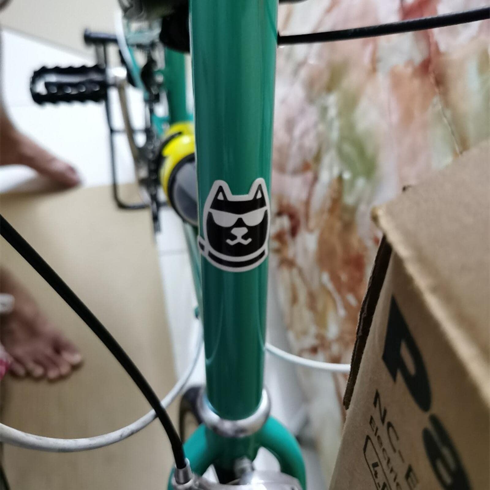 Autocollant Vélo En Alliage D'aluminium Souple - Décoratif Pour Cadre VTT/BMX - Facile à Coller - Design Personnalisé - 5