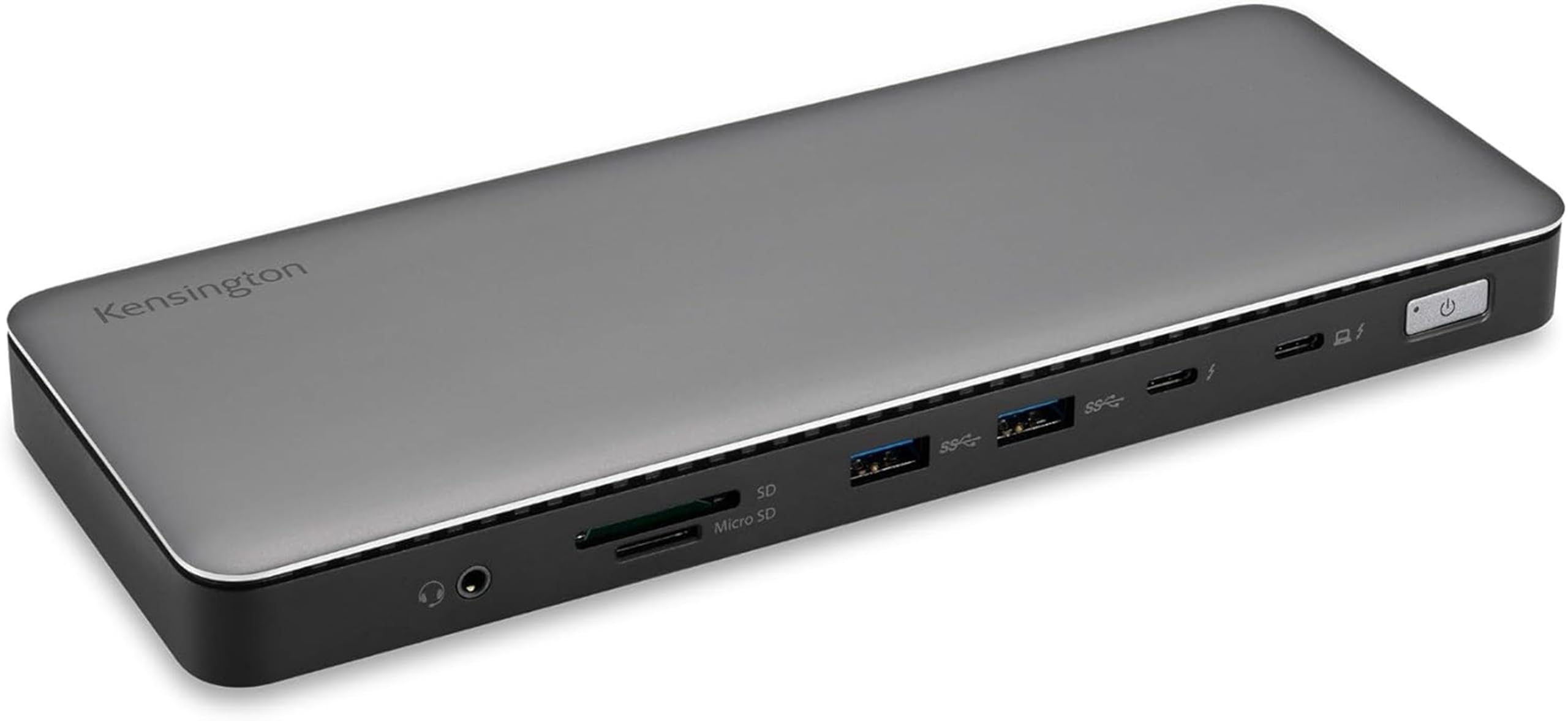 Kensington SD5760T Docking Station Thunderbolt 4 per Doppio Monitor 8K/4K con Lettore di Schede Micro SD, Alimentazione 96 W, 2 Porte HDMI, Ethernet, USB-C 3.2 e 4 Porte USB-A (K34110EU)