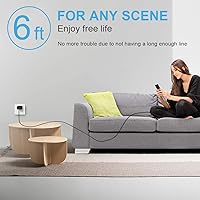 Vista 7 de i Phone 14 13 12 Cargador rápido de 20 W PD USB C cargador de pared con cable de carga rápida de 6 pies para iPhone 14/14 Pro/14 Pro Max/14 Negro