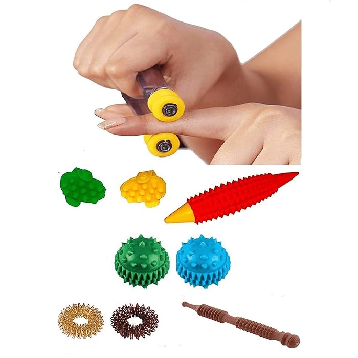 Buy Acupressure Finger Masager Combo Kit Sujok Ring, Sujok Power Ball